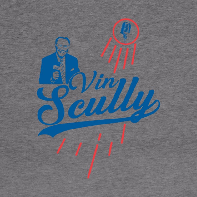 Vin Scully by LMW Art